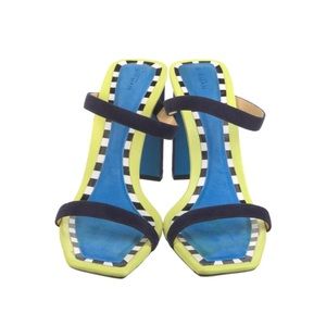 Alexandre Birman Navy Suede Sandal